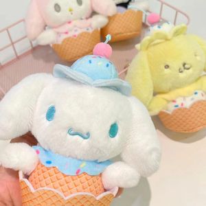 Japonais mignon glace Sweetcone Sanli, Gull Series Pendentif Kuromi Pudding Plux Toy Doll Kearchain Pendant