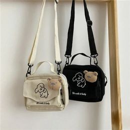 Japonais mignon toile douce canvas petit sac coréen des sacs à main et sacs de sac à main
