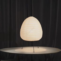 Design japonais akari noguchi yong table lampe de riz papier debout lampe debout chambre à la maison étude salon salon des luminaires