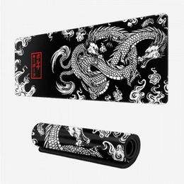 Tapis de souris Dragon japonais Gamer tapis de souris de jeu d'ordinateur XXL en caoutchouc grands tapis de clavier ordinateur portable tapis de souris jeu tapis de bureau