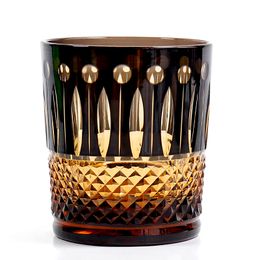 Japanse Edo Kiriko Drinkglas Ouderwetse Kristallen Whiskey Cup Voor Wodka Bourbon Hand Gesneden Cocktailglas Met Geschenkdoos