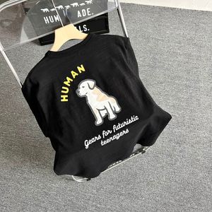 Mode japonaise hommes T-shirts lettre Labrador chien impression coton marque T-Shirt ample Couple manches courtes T-shirts