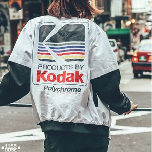 Japonais Style Hip Hop Femmes Bomber Veste Harajuku Pilot Streetwear Coat Printing Couple Baseball Men 240402