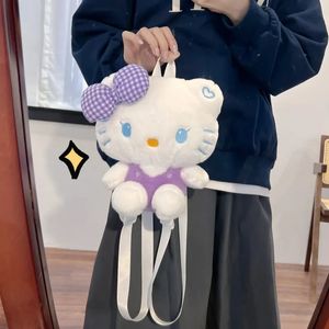 Japanse INS schattige mini pluche rugzakken gepersonaliseerde meisjeshart zachte meisjespop kleine rugzak