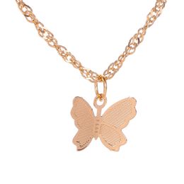 Collier de vente coréen japonais petit papillon frais tempérament clavicule chaîne femme personnalité collier tout match version coréenne simple du collier