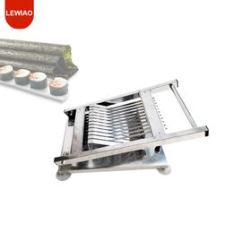 Japanse Koreaanse Sushi Roll Cutter Rvs Handleiding Rijst Bal Snijmachine Sushi Slicer Kooktoestel