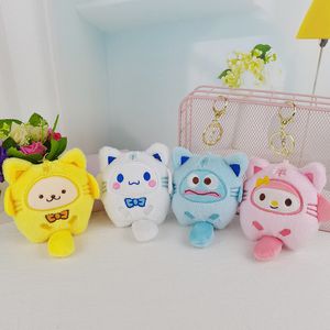 Japonais Kuromi Pendants en peluche mignon pudding Fish Monster Costume Cat Buns Pold Toy Doll Pendants