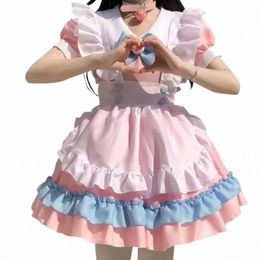 tenue de femme de chambre japonaise costume de jeu de rôle vêtements Halen lolita femme hommes femmes perruque anime nouvelle vente chaude 2024 s1FB #
