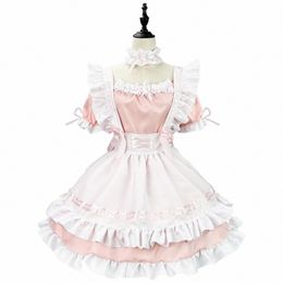 Japonais Maid Uniforme Belle Fille Étudiante Lolita Dr Cosplay Costume Doux Mignon Chat Café Princ Harajuku Kawaii Lingerie 98Tf #