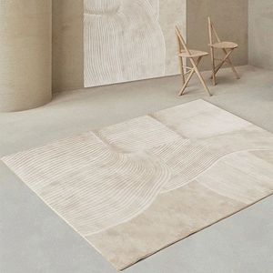 Japonais minimaliste de salon décoration moquette moquette des tapis doux pour le salon de chambre à coucher