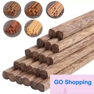 Baguettes japonaises en bois naturel de bambou, santé sans laque, cire, vaisselle de table, Hashi, vente en gros