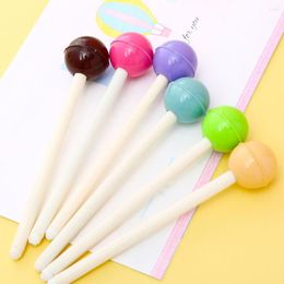 Japanse mooie kawaii lollipop candy gel pen schattig blauw stationery school voorraad kawai stationair kantoor accessoire mooi ding