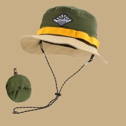 Japanse snel drogende verpakkbare hoed visser hoed vrouwen zomerzon hangende tas bergbeklimmen vrijetijdsvakantie vizier bassin hoed 240410