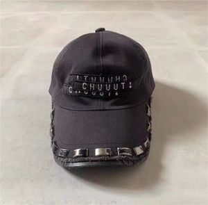 Remache japonés destruido para hacer sombrero de lengua de tela vieja, gorra de béisbol de cúpula de ala ancha, accesorios de calle de Hip Hop DIY