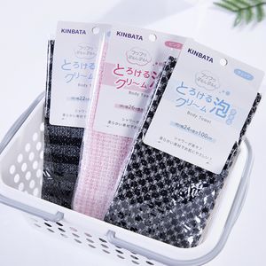 Japans wrijven WASHKLOK SCROLICING SCOUW HUISHOUDEN Snel drogende lange handdoek zachte gemakkelijke schuimende schone body badkamer accessoires