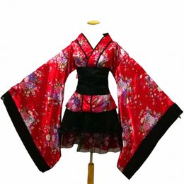 Costume de Cosplay japonais Sakura Kimo Lolita Dres, tenue de demoiselle d'honneur pour femmes Dr M871 #