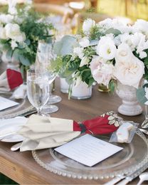 Japanse sakura zon eenvoudige retro tafel servetten set diner zakdoek handdoek een handje servetten doek voor bruiloft feestje banket