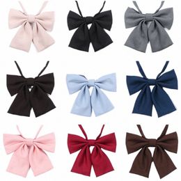 École japonaise JK uniforme de nœud papillon pour filles papillon cravat couleur solide scolaire Sailor costume uniforme aciés frs cravate l2bx #