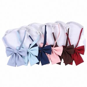 École japonaise JK uniforme de nœud papillon pour filles papillon cravat couleur solide scolaire Sailor costume uniforme aciés frs cravate m4dv #