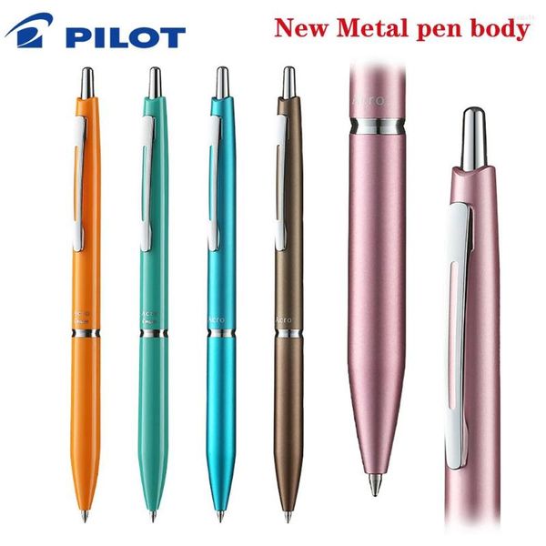 Stylo à bille pilote de papeterie japonaise BAC-30EF support en métal de couleur rétro 0.5mm/0.7mm fournitures de bureau scolaire