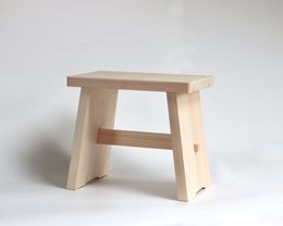 Japanse opstapkruk / houten badkruk / voetenbank / displaystandaard / voetsteun / opstapstoel / douchebank