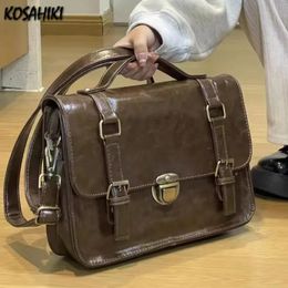 Japanse Studenten Vintage Vrouwen Handtassen Crossbody Streetwear Preppy Y2k Mode Messenger Bag Trendy All Match Casual Rugzakken 240117