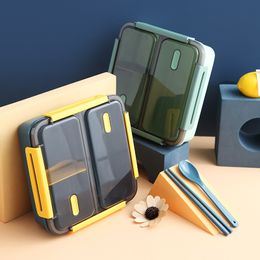 Boîte à bento de style japonais pour enfants Portable pique-nique en plein air déjeuner étanche conteneur de stockage de nourriture étudiant boîtes de petit déjeuner