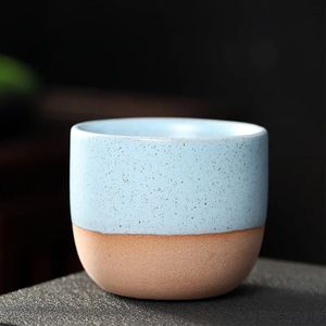 Taza de té personal de cerámica de cerámica de estilo japonés tazas de agua de agua de porcelana
