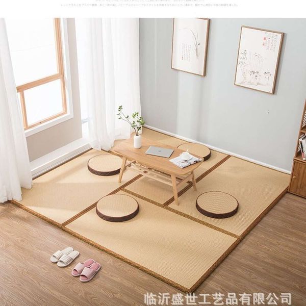 Mat de tatami de coco de estilo japonés arroz colapsado kang piso de paso colchón de la ventana del asiento de la ventana