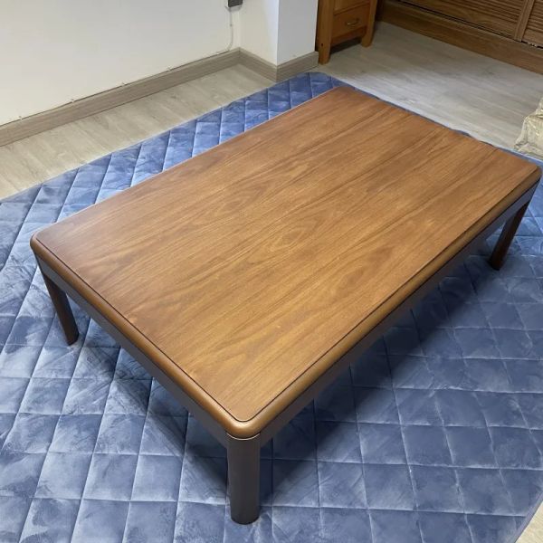 Estilo japonés Kotatsu Foot Warmer Mesa calentada Rectángulo de 120 cm Muebles para el hogar Moder