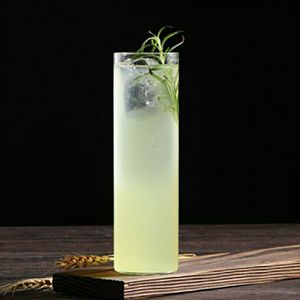 Japanse stijl rechte cocktailglas highball hypo -beker verlengd en verhoogde colin cup drinkwaterbeker