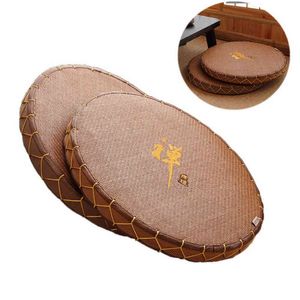 Japanse-stijl tatami futon zitkussen ronde thee ceremonie zen vloer raam mat 211211