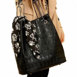 Japonais Sweet Ribb Kawaii Sacs à bandoulière à la mode Persality Skull Y2K Esthétique Tote Streetwear Sacs à main pour femmes s2FJ #