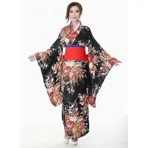 Japonais traditionnel fille fleur Geisha Kimono Vintage femmes scène spectacle Costume Cosplay enfer filles Enma femmes Sakura Suit1237Q