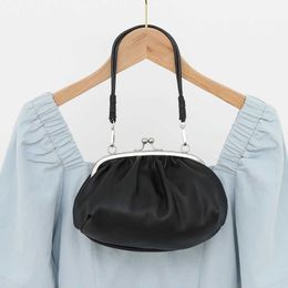 Japanse trending handtas feest tas tas tas voor vrouwen geplooide solide kleur dames trend Evering Clutch 230202