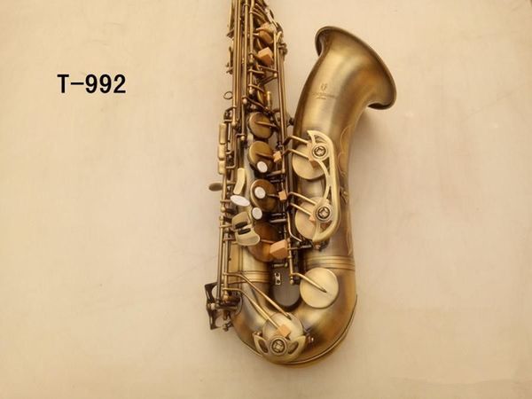 Saxofón japonés Yanagisa jazz T-992 Saxofón tenor Bb de alta calidad Latón de cobre antiguo Saxofón música viento de madera Instrumentos musicales profesionales