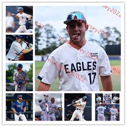 Jarrett Brown Georgia Southern Eagles Maillot de baseball Jesse Sherrill Blake Evans Noah Ledford Sam Blancato JP Tighe Maillots du Sud de la Géorgie cousus sur mesure