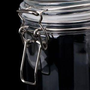 Potten 1500 ml Plastic ronde clip Top opbergpot met luchtdichte afdichting deksel voedselcontainer