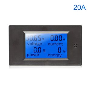 Pots compteur d'énergie numérique voltmètre cc ampèremètre wattmètre Khw moniteur de puissance avec testeur de courant de tension Shunt testeur de batterie