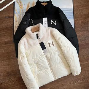 Jas High -versie August August Winter Couple's trendy casual veelzijdige lam's wollen ny piloot gewatteerde bommenwerper jas klassiek Cardigan warme capuchoned