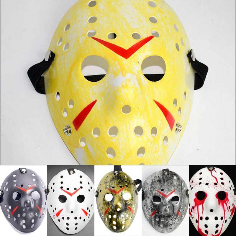 Jason maskers Terrorist Volwassenen Scary Halloween Cosplay Festival Party Voorhees Schedelmasker 13e Horror FMT2067