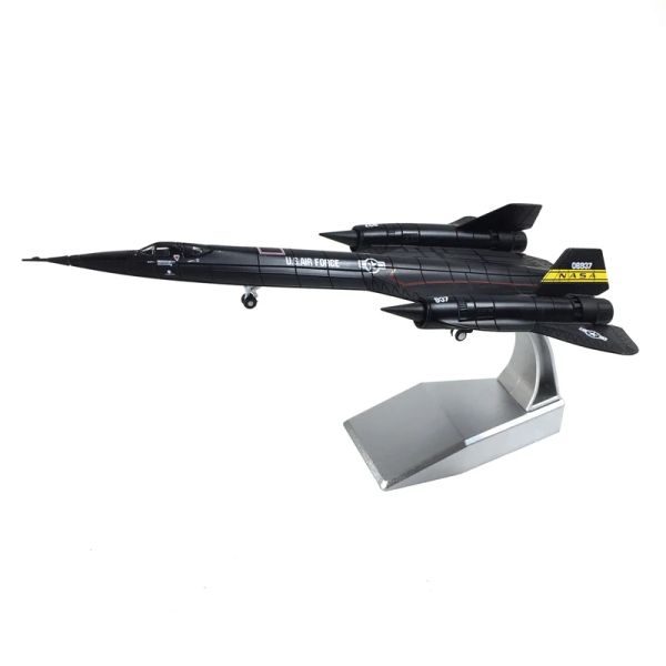 Jason Tutu 1/144 Échelle US Air Force SR-71 Blackbird Reconnaissance Fighter SR71 Diecast Metal Model Plane Drop Shipping