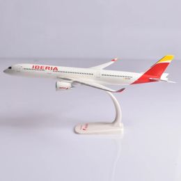 JASON TUTU escala 1/200 Iberia Airbus A350 modelo de avión modelo de avión ensamblar avión de plástico Drop 240223