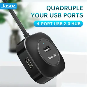 Jasoz Multi USB Hub 2.0 Splitter 4 Poorten Hoge Snelheid Adapter Alles In Een Hab Expander Voor PC Computer Accessoires