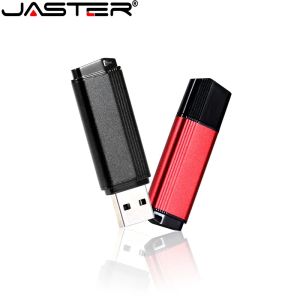 Jaster Color Plastic USB Flash Drive Drives 64GB Regalos Cadena de llave Memoria de la cadena 32GB U DISCO 16GB 8GB 4GB