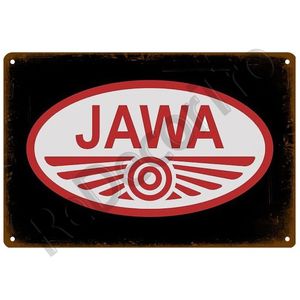 Jawa Metal Painting Vintage Retro Wall House Restaurant Decoratie Plaque Metal Decor Art Tin Bord Plaat 20cmx30cm Woo