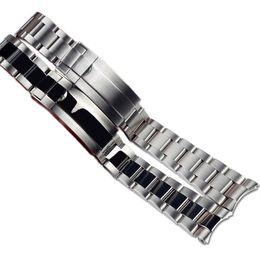 JAWODER Horlogeband 20 21mm Gold Intermediate Polishig New Men Curved End Stainless Steel Watch Band Strap Bracelet voor Rolex Submar282a