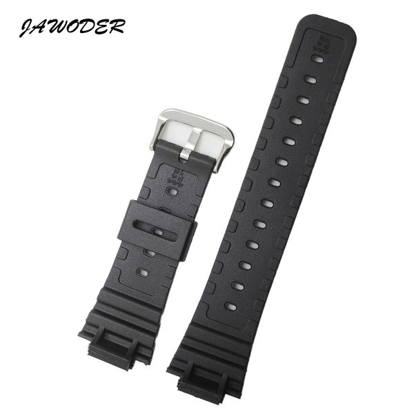 JAWODER bracelet de montre 26mm bracelet de montre en caoutchouc de Silicone noir pour DW-5600E DW-5700 G-5600 G-5700 GM-5610 montre de sport Straps274F