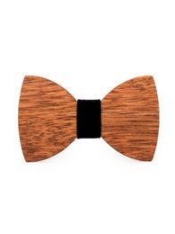 Jaycosin noix de nœud en bois en bois à noeud nœud papillon des cravates en bois