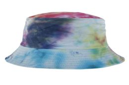 Jaycosin Hat Fashion Women and Men Tiedyed canvas Tweevisie buiten bucket hoed Sun cap heren hoeden brede rand Men9492987